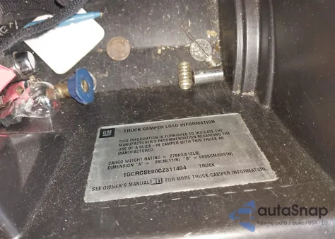 2012 Chevrolet Silverado 1500 Lt z USA, uszkodzony, nr VIN 1GCRCSE00CZ311494